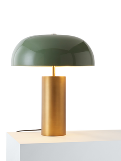 John Lewis Porcini Table Lamp, Brass, Brass