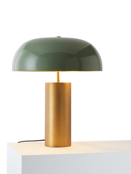 John Lewis Porcini Table Lamp, Brass, Brass