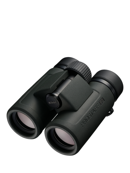 Nikon PROSTAFF P3 Waterproof Binoculars, 10 x 30, Green - view 2, Black