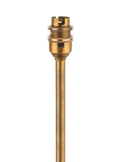 John Lewis Hex Floor Lamp Base - view 2, Brass