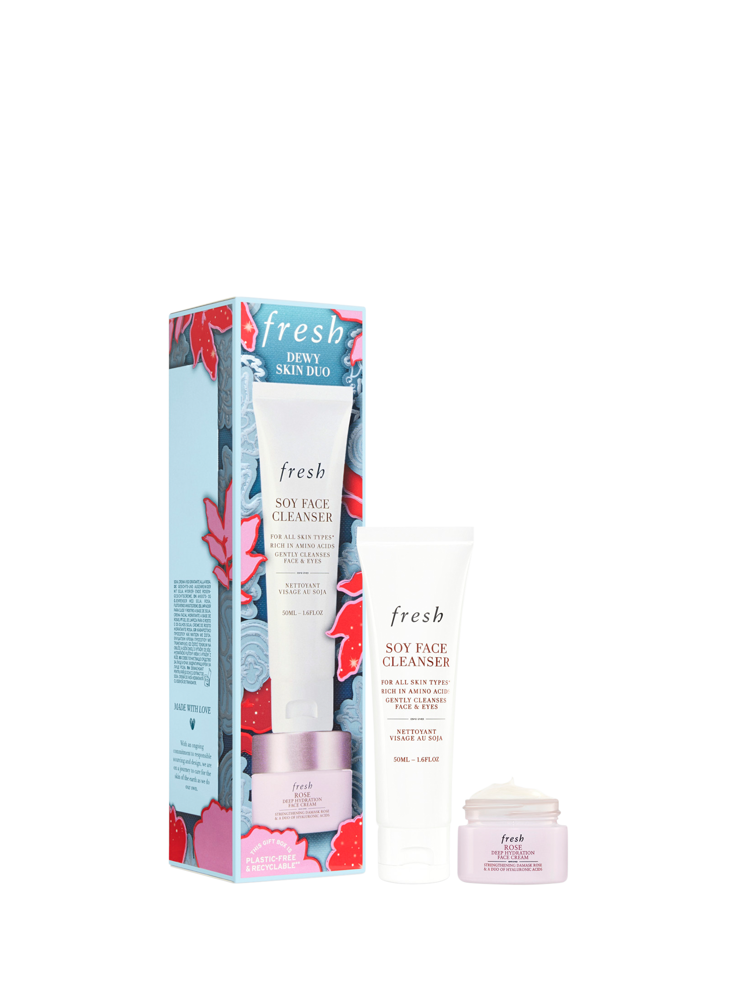 Product image 1 of 4, which shows Fresh Dewy Skin Duo Gift Set