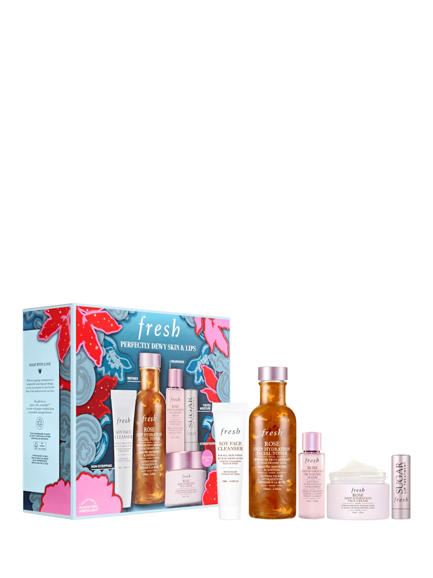 2 set of Fresh Rose authentic Ritual Skincare Set (Brand new, Unopen)