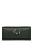 Radley Heritage Dog Outline Leather Flapover Matinee, Racing Green