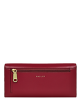 Radley Heritage Dog Outline Leather Purse, Cranberry