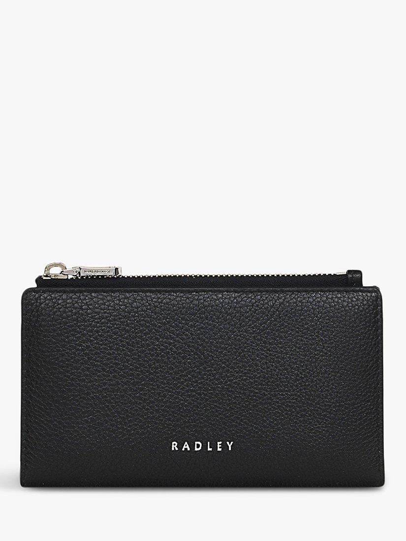 Radley Coin Street Grained Leather Bifold Purse Black