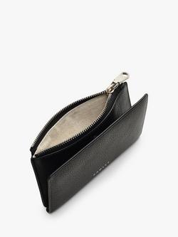 Radley Coin Street Grained Leather Bifold Purse, Black - view 2, Black