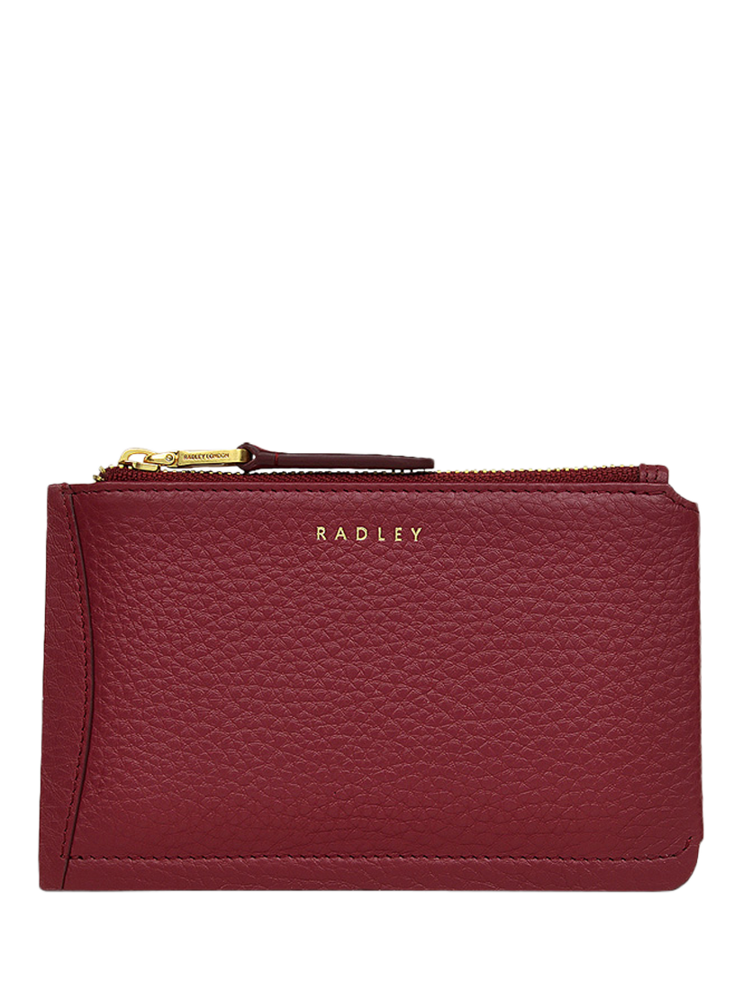 Radley The Chancery Leather Coin Purse, Cranberry