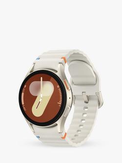 Samsung Galaxy Watch7, Bluetooth, 40mm, Galaxy AI, Aluminium with Silicone Strap - view 2, Cream