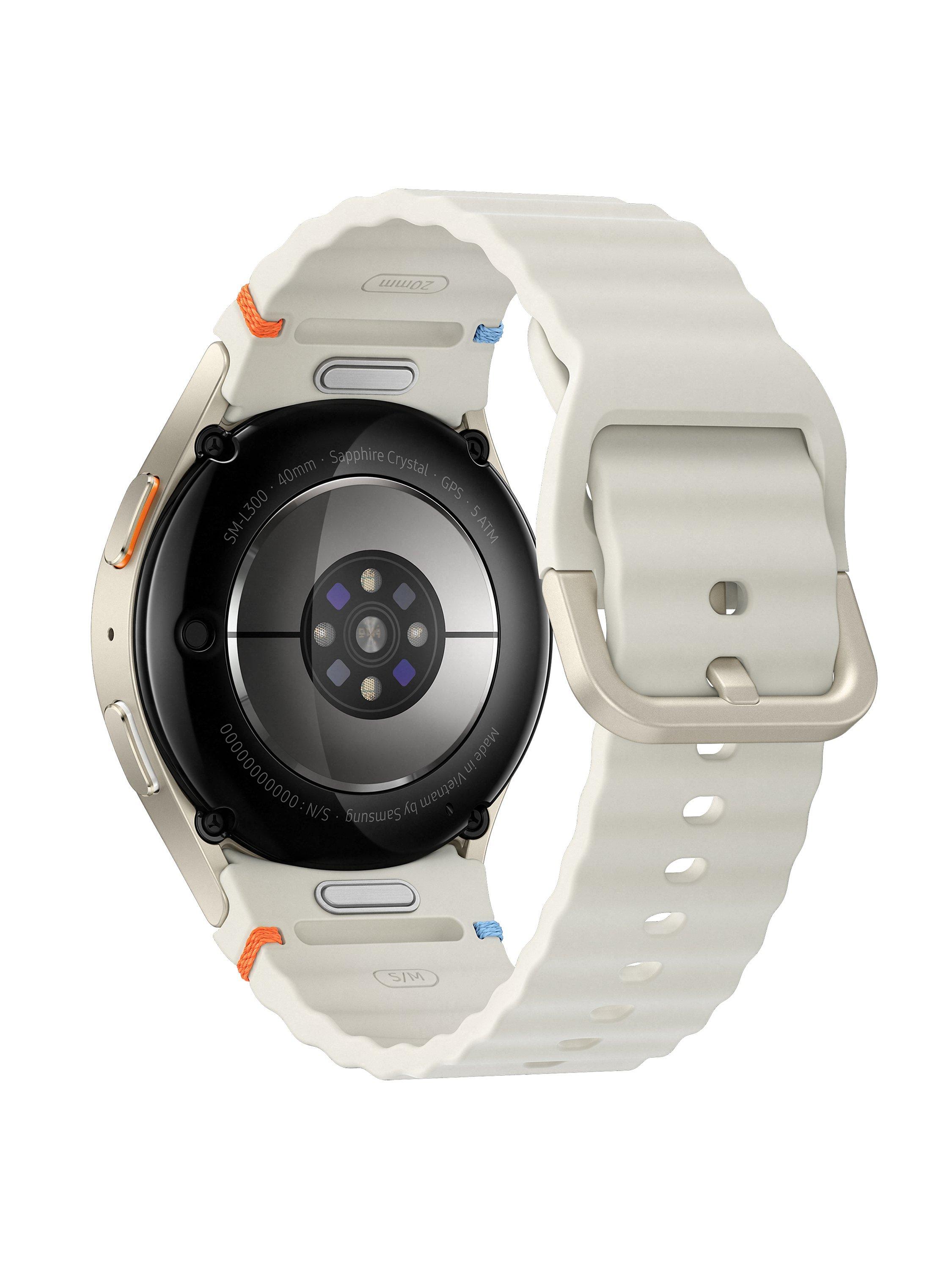 Samsung Galaxy Watch7 Bluetooth 40mm Galaxy AI Aluminium with Silicone Strap Cream
