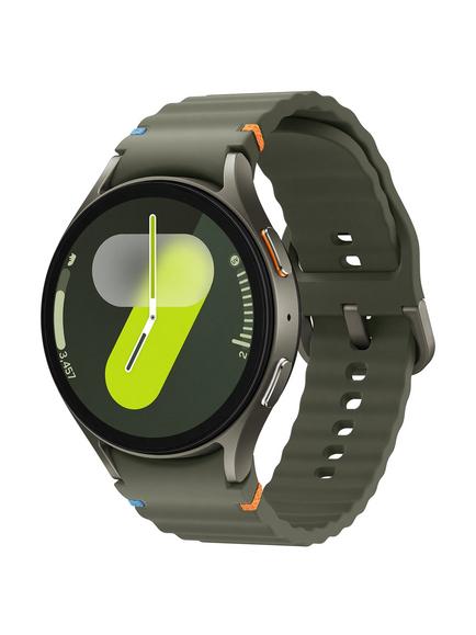 Samsung Galaxy Watch7, Bluetooth, 44mm, Galaxy AI, Aluminium with Silicone Strap, Green