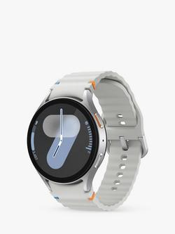 Samsung Galaxy Watch7, Bluetooth, 44mm, Galaxy AI, Aluminium with Silicone Strap - view 2, Silver