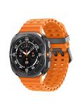 Samsung Galaxy Watch Ultra, Bluetooth & 4G Cellular, 47mm, Galaxy AI, Titanium with Silicone Strap
