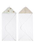 Aden + Anais Baby Classic Muslin Hooded Towel, Pack of 2, Tanzania
