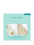 Aden + Anais Baby Classic Muslin Hooded Towel, Pack of 2, Tanzania