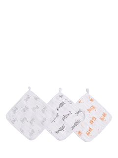 Aden + Anais Safari Washcloths, Pack of 3