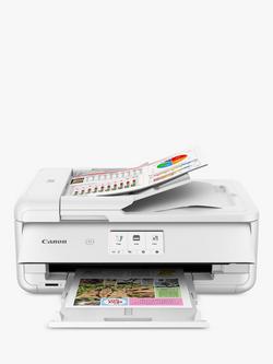 Canon PIXMA TS9551Ca All-In-One A3 Wireless Wi-Fi Printer, White, White