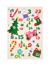 Happy Socks Sock Advent Calendar Gift Set, Pack of 24, Multi, One Size