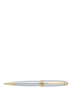 Cross Bailey AT0452-6 Ballpoint Pen, Silver/Gold, Silver/Gold