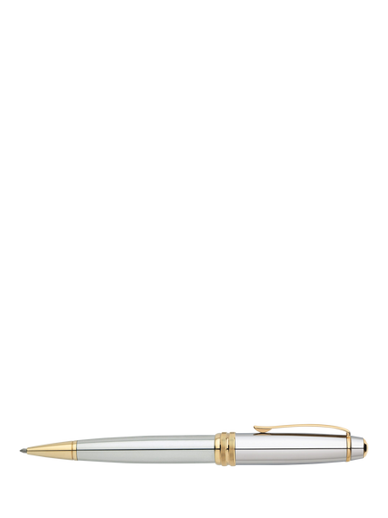 Cross Bailey AT0452-6 Ballpoint Pen, Silver/Gold - view 2, Silver/Gold