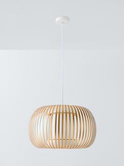 John Lewis Harmony Small Ribbon Ceiling Light - view 2, Gold