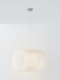 John Lewis Harmony Large Ribbon Ceiling Light, White