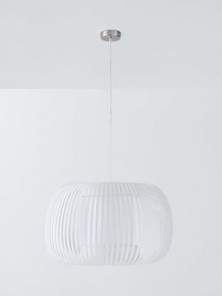 John Lewis Harmony Large Ribbon Ceiling Light - view 2, White