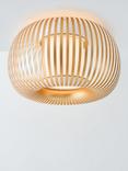 John Lewis Harmony Ribbon Semi Flush Ceiling Light, Gold