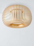 John Lewis Harmony Ribbon Semi Flush Ceiling Light, Gold