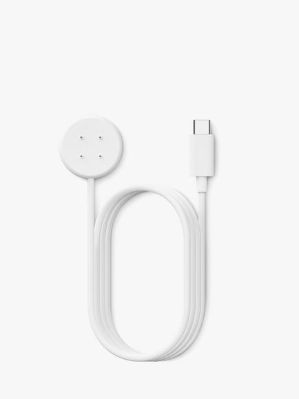 Google Charging Cable for Pixel Watch 3, White, White