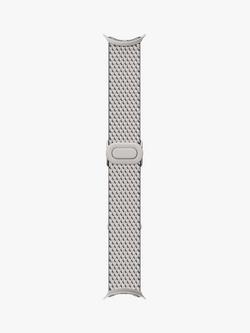 Google Pixel Watch 41mm Woven Band, Light Neutral