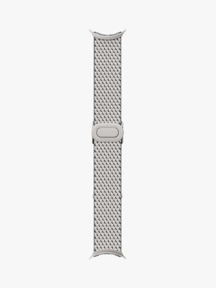 Google Pixel Watch 41mm Woven Band, Light Neutral