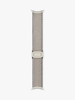 Google Pixel Watch 3 45mm Woven Band, Light Neutral