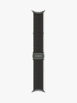 Google Pixel Watch 3 45mm Woven Band, Dark Neutral