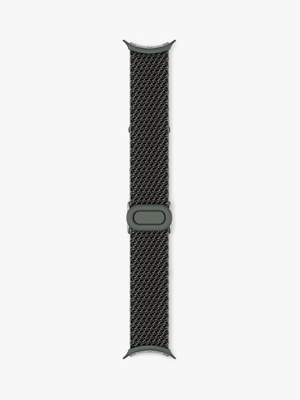 Google Pixel Watch 3 45mm Woven Band, Dark Neutral