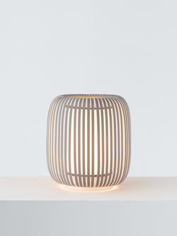 John Lewis Harmony Ribbon Table Lamp, Grey