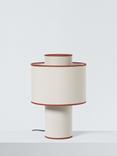 John Lewis Vicente Fabric Table Lamp, Sunset Orange