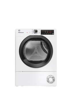 Hoover HRE C9TE-80 Freestanding Condenser Tumble Dryer, 9kg Load, White, White