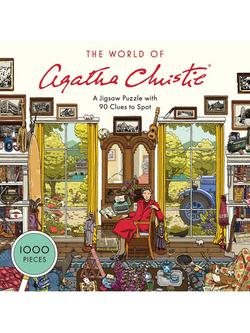 Laurence King Publishing World of Agatha Christie Jigsaw Puzzle, 1000 Pieces, Multi Multi