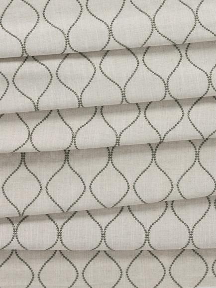 John Lewis Ellewood Knot Furnishing Fabric - view 2, Avocado