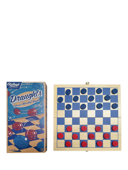 Ridley's Draughts Wooden Board Game, Multi Multi