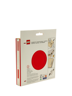 LEGO Iconic Lock Notebook & Pen - view 2, Red