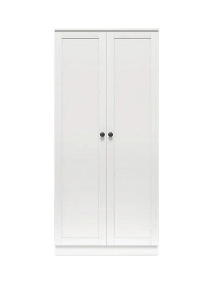 Silver Cross Bromley Double Wardrobe, White, White