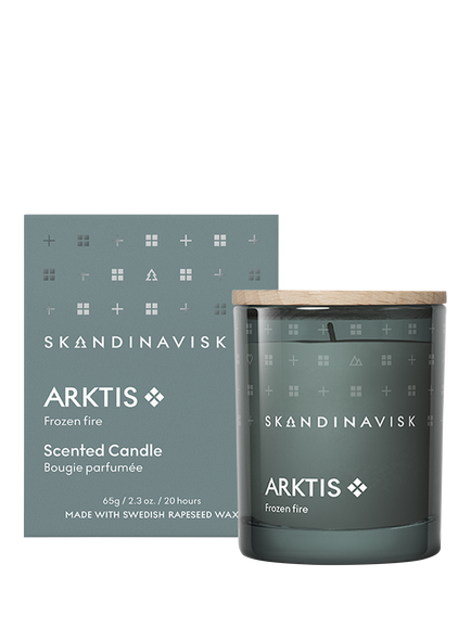 SKANDINAVISK Arktis Scented Candle, 65g, Blue Multi Blue