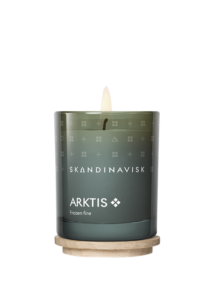 SKANDINAVISK Arktis Scented Candle, 65g - view 2, Blue Multi Blue