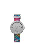 Vivienne Westwood Women's Rebel Vegan Leather Strap Watch, Silver/Multi