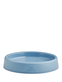 Beco Pets Wide Shallow Cat Bowl, Blue