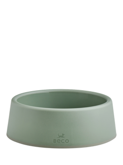 Beco Pets Sturdy Pet Food Bowl, Green, Green