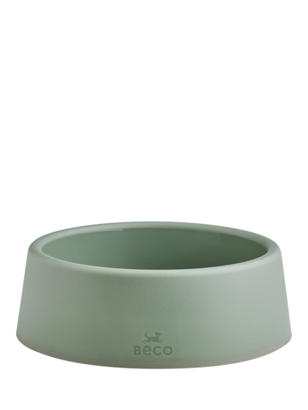 Beco Pets Sturdy Pet Food Bowl, Green, Green