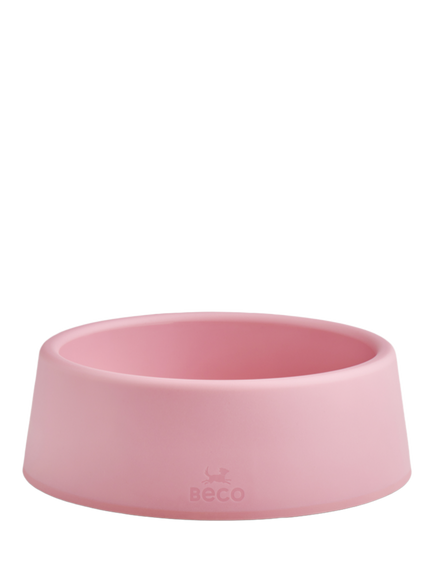 Beco Pets Sturdy Pet Food Bowl, Pink, Pink