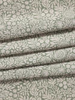 John Lewis Hidcote Print Furnishing Fabric - view 2, Myrtle Green